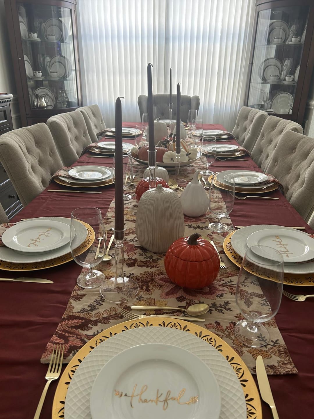 Customer photo review of Classic Hemstitch Tablecloth