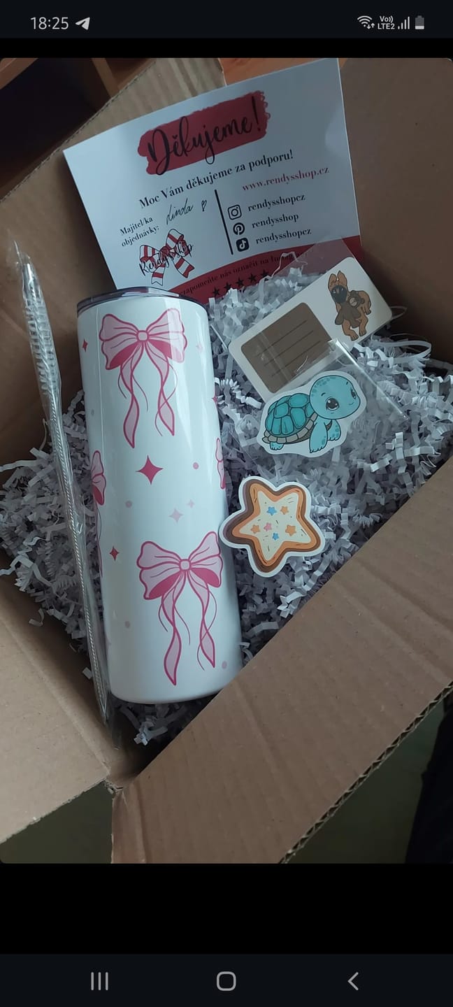 Customer photo review of Termo kelímek - Bows