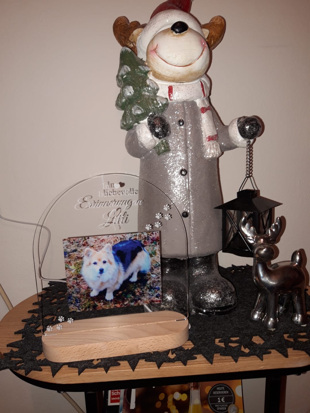 Customer photo review of Zur liebevollen Erinnerung – LED-Lampe für Hund/Katze