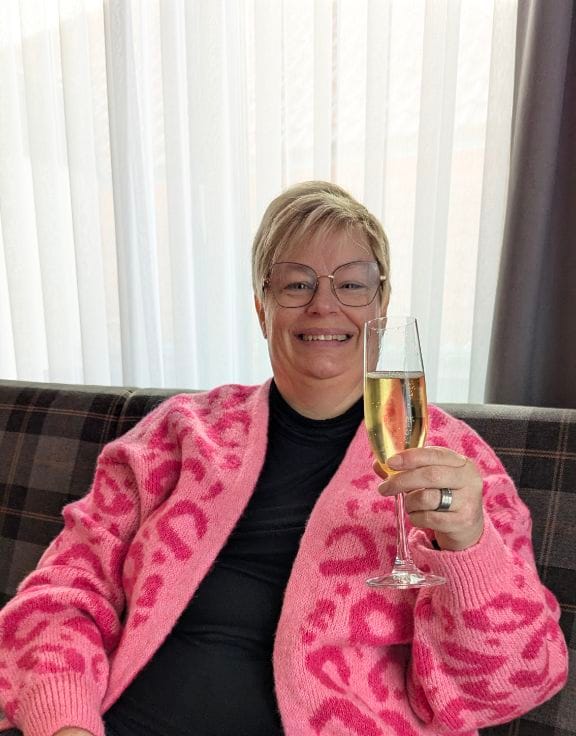 Customer photo review of Strickjacke Nice Day Leo Rose Fuchsia