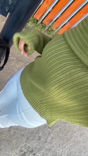 Customer photo review of SWEATER LINA PISTACHO