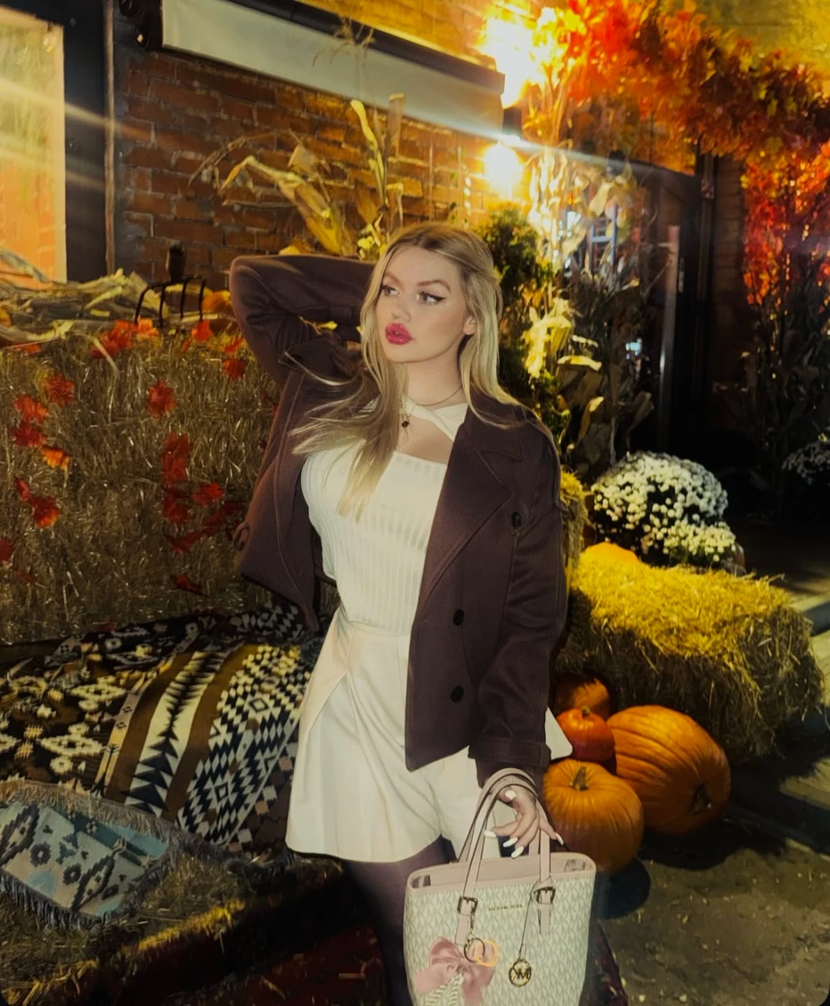 Customer photo review of Daphne Short Autumn Winter Coat