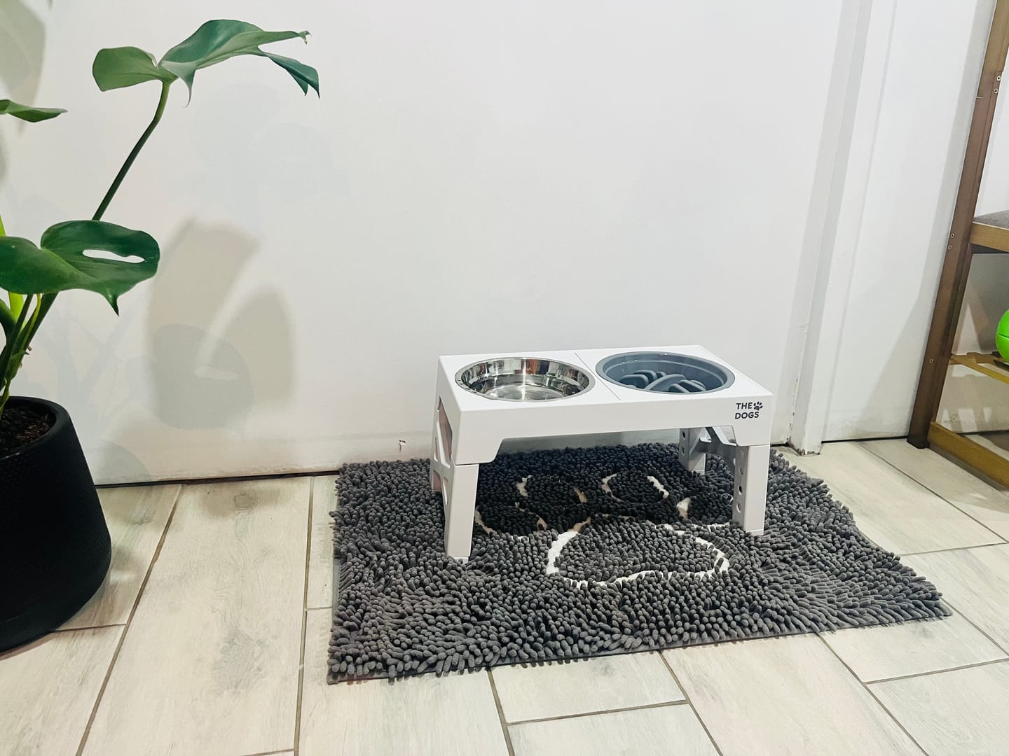 Customer photo review of Comedero Elevado THE DOGS Postura correcta en cada comida