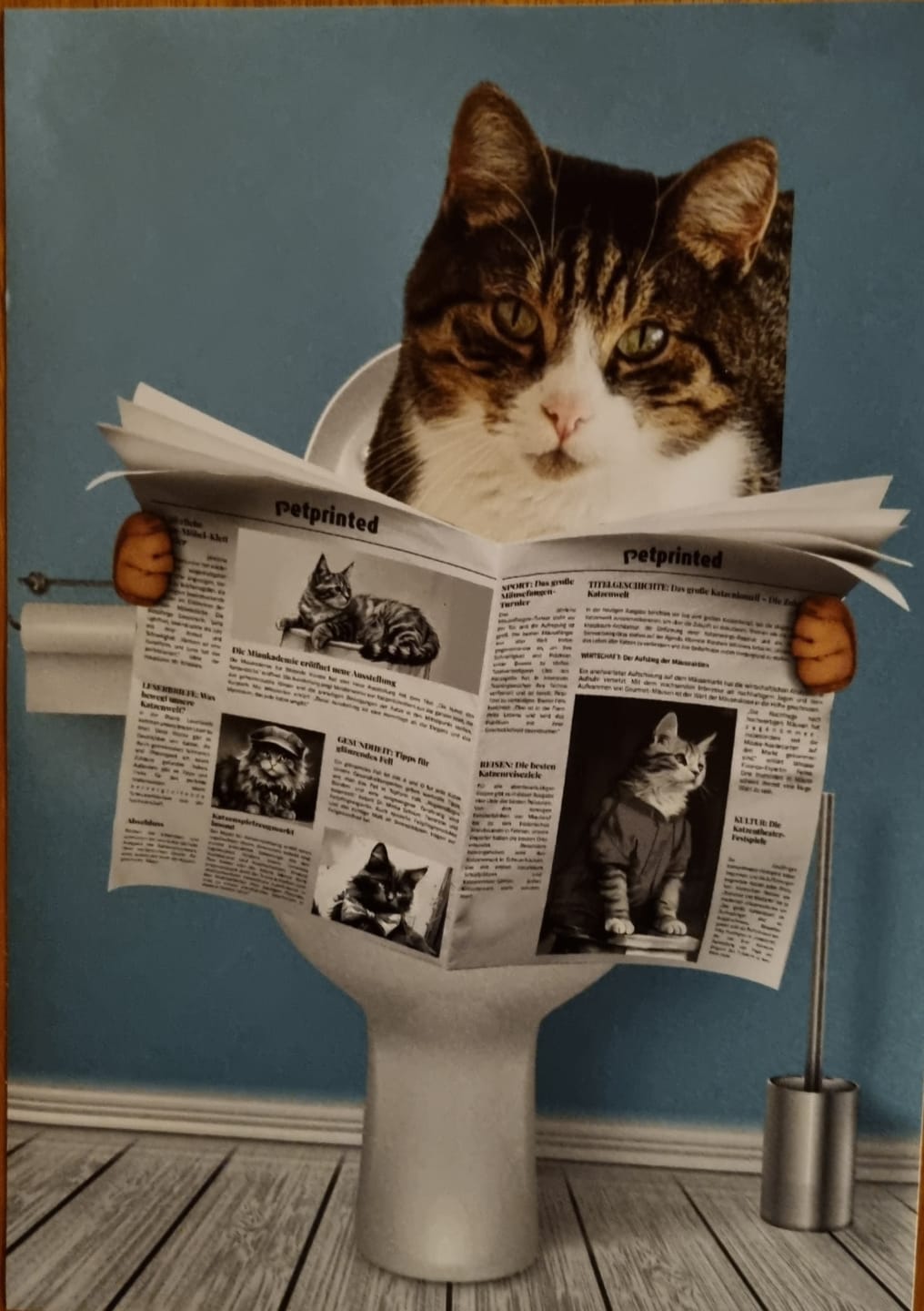 Customer photo review of Wichtige Sitzung - Individuelles Poster