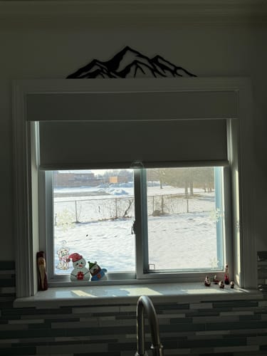 Customer photo review of Rocky Mountains - Metal Wall Art