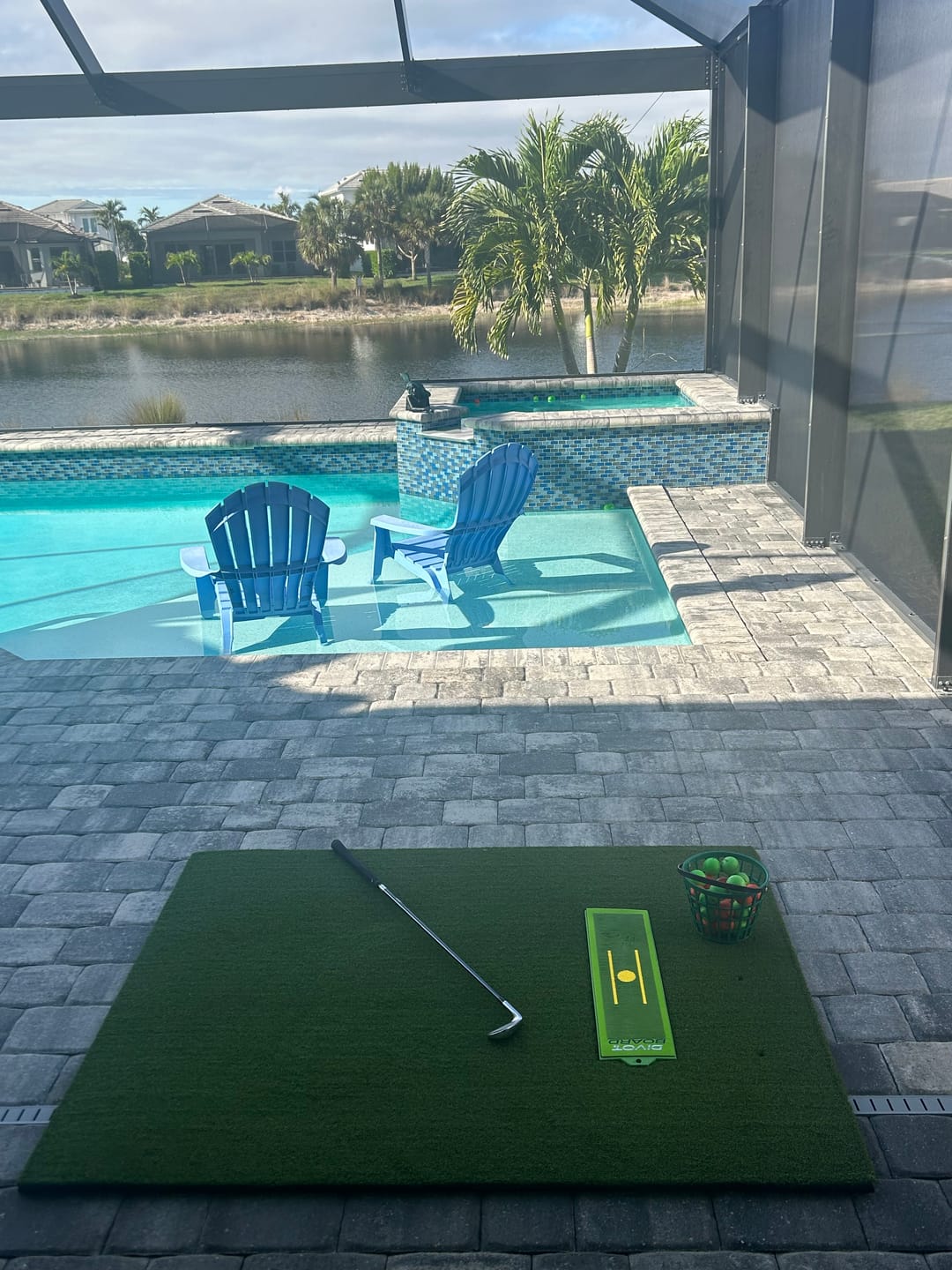 Customer photo review of Divot Board Turf Mat 4x5 - Mat Only - Perfect for Existing Divot Board Owners
