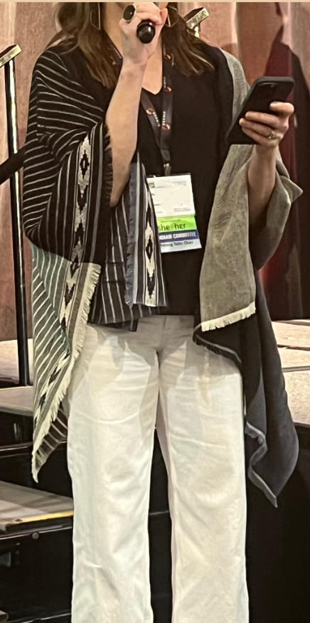 Customer photo review of Light Wool Cape Fusion Graphic