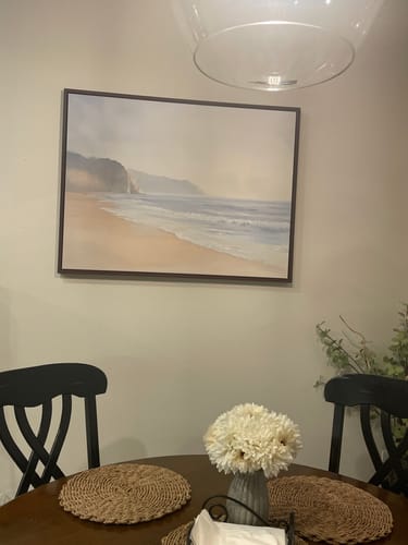 Customer photo review of Coastal Cliffs Canvas Art