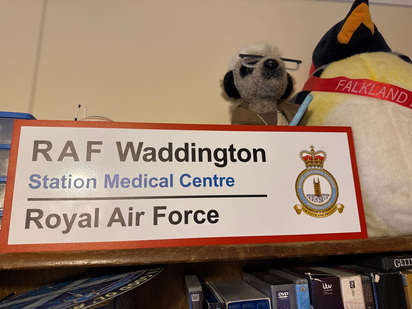Customer photo review of RAF Station Wall Sign