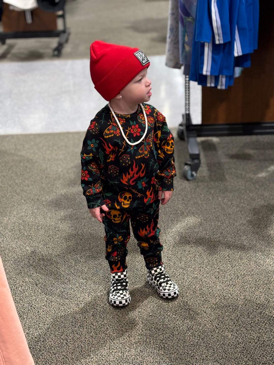 Customer photo review of Organic Ribbed Set in Inkworks