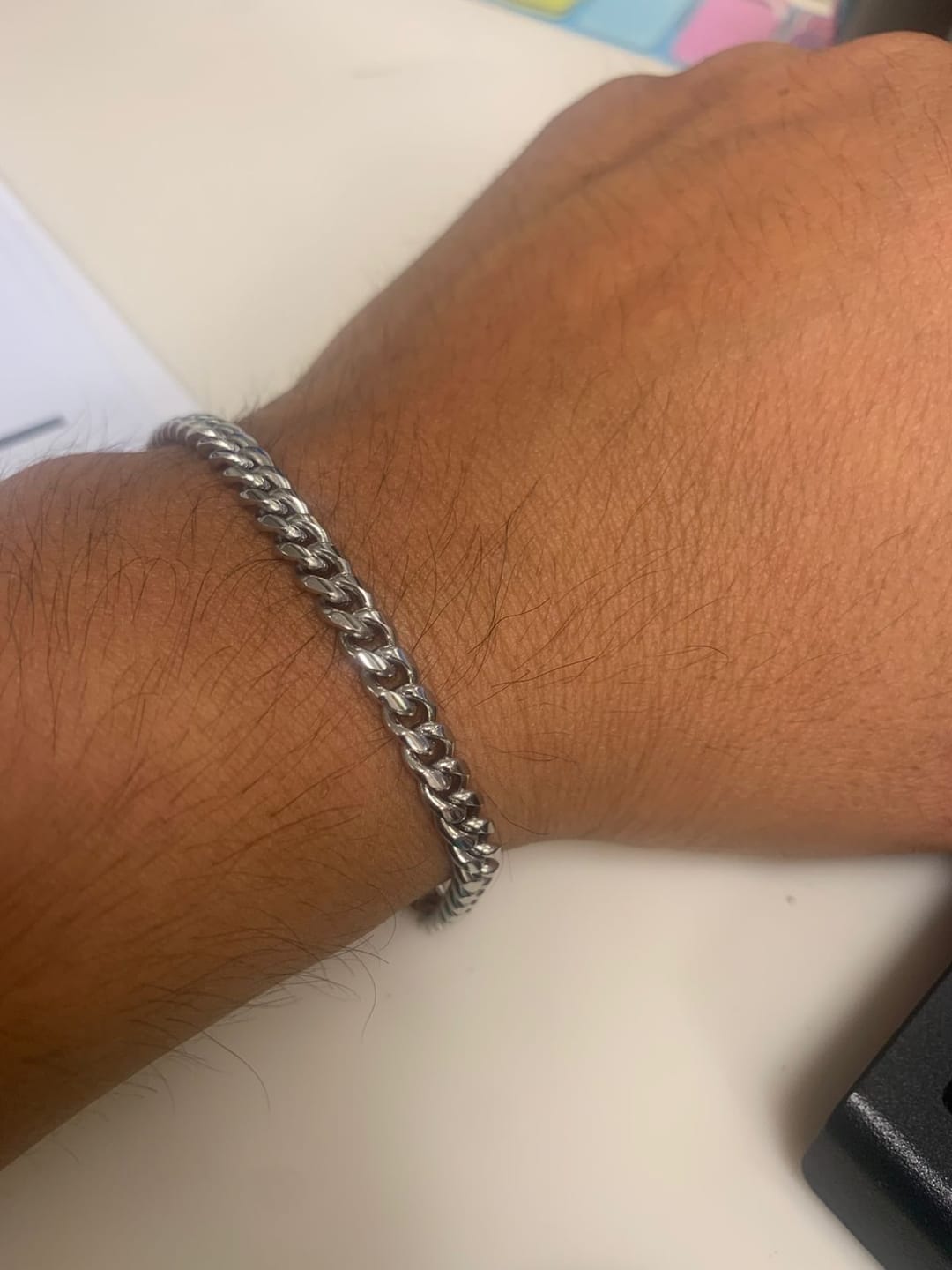 Customer photo review of Pulsera Miami Cuban 5mm