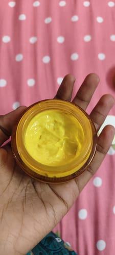 Customer photo review of Turmeric Night Repair Cream