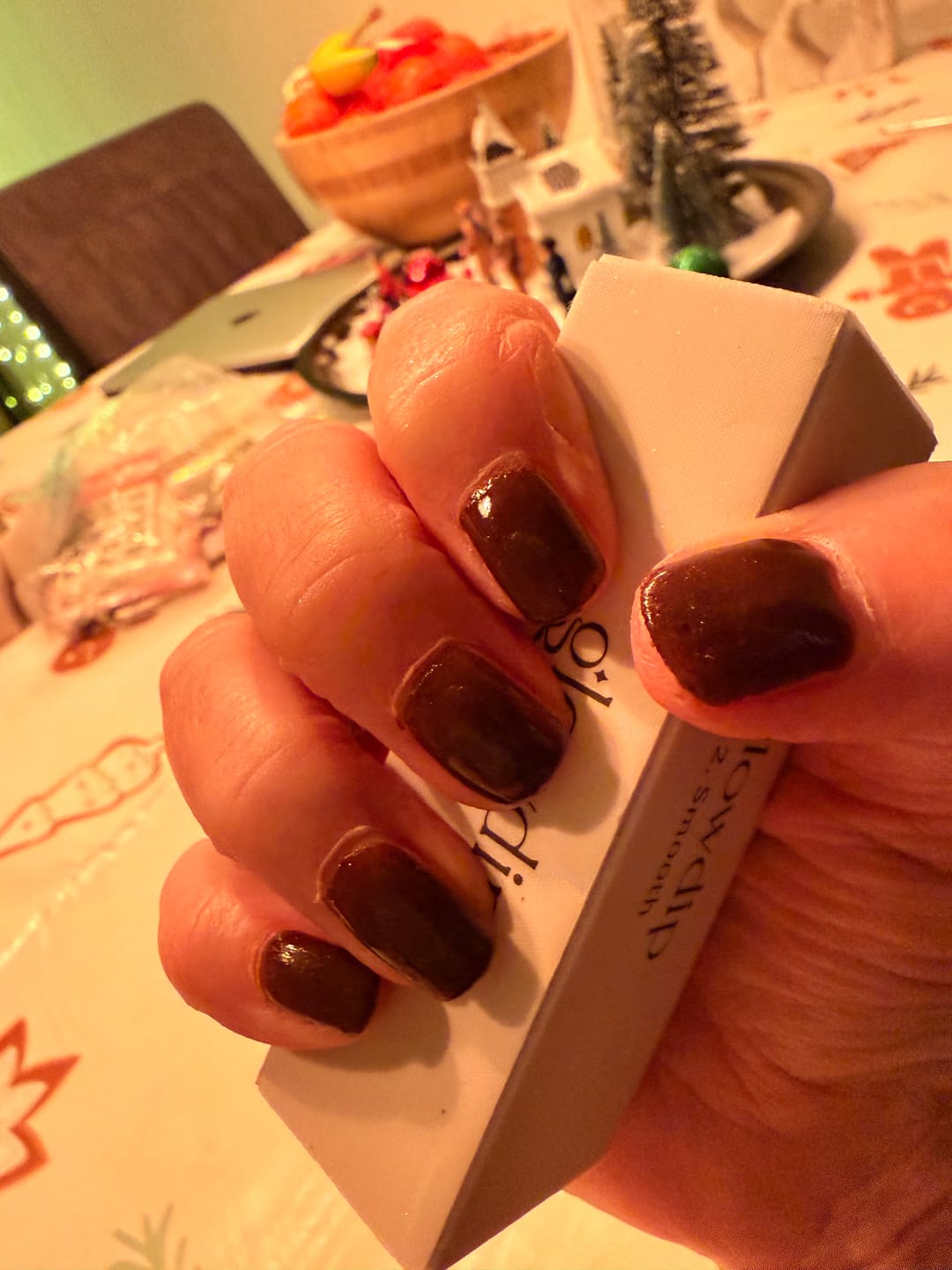 Customer photo review of Rogue Red Dipping Powder