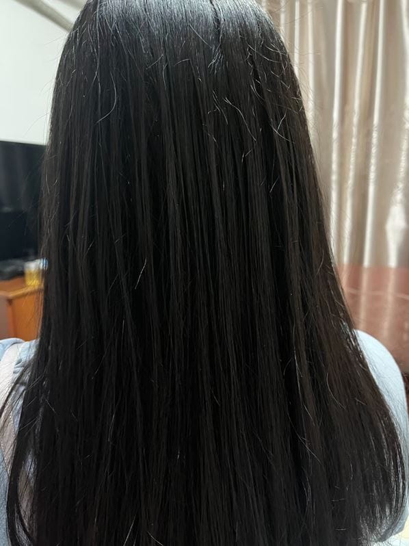 Customer photo review of [ SMIB ] -LactoBio Hair Mask Treatment >Anti Frizz & Repair Series