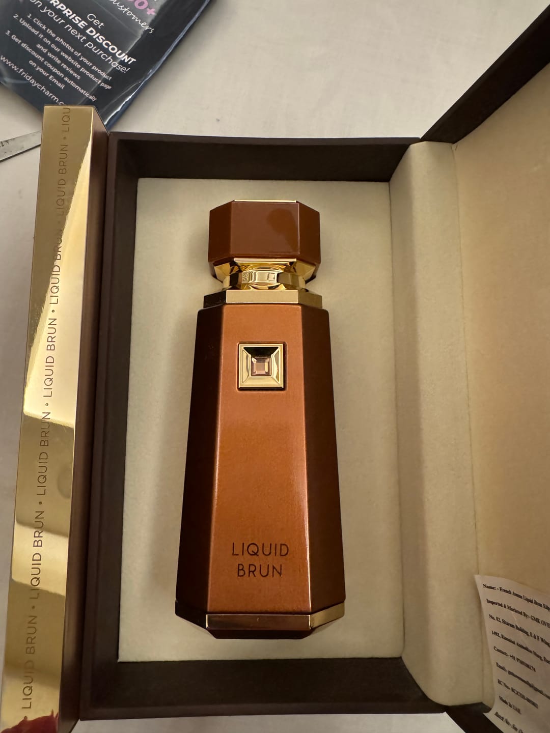 Customer photo review of Maison Fragrance World French Avenue Liquid Brun Eau De Parfum For Men