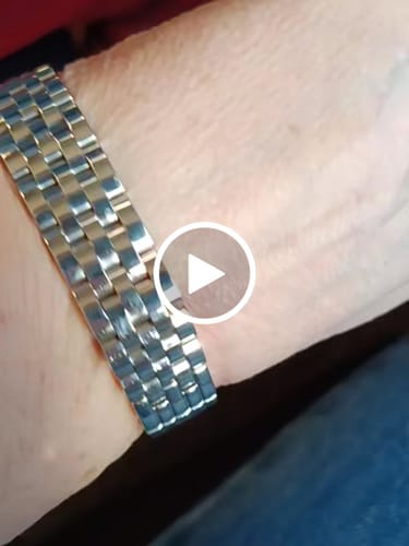 Customer video review of PANTHERE DE CARTIE 22MM QUARTZ STEEL WHITE DIAL