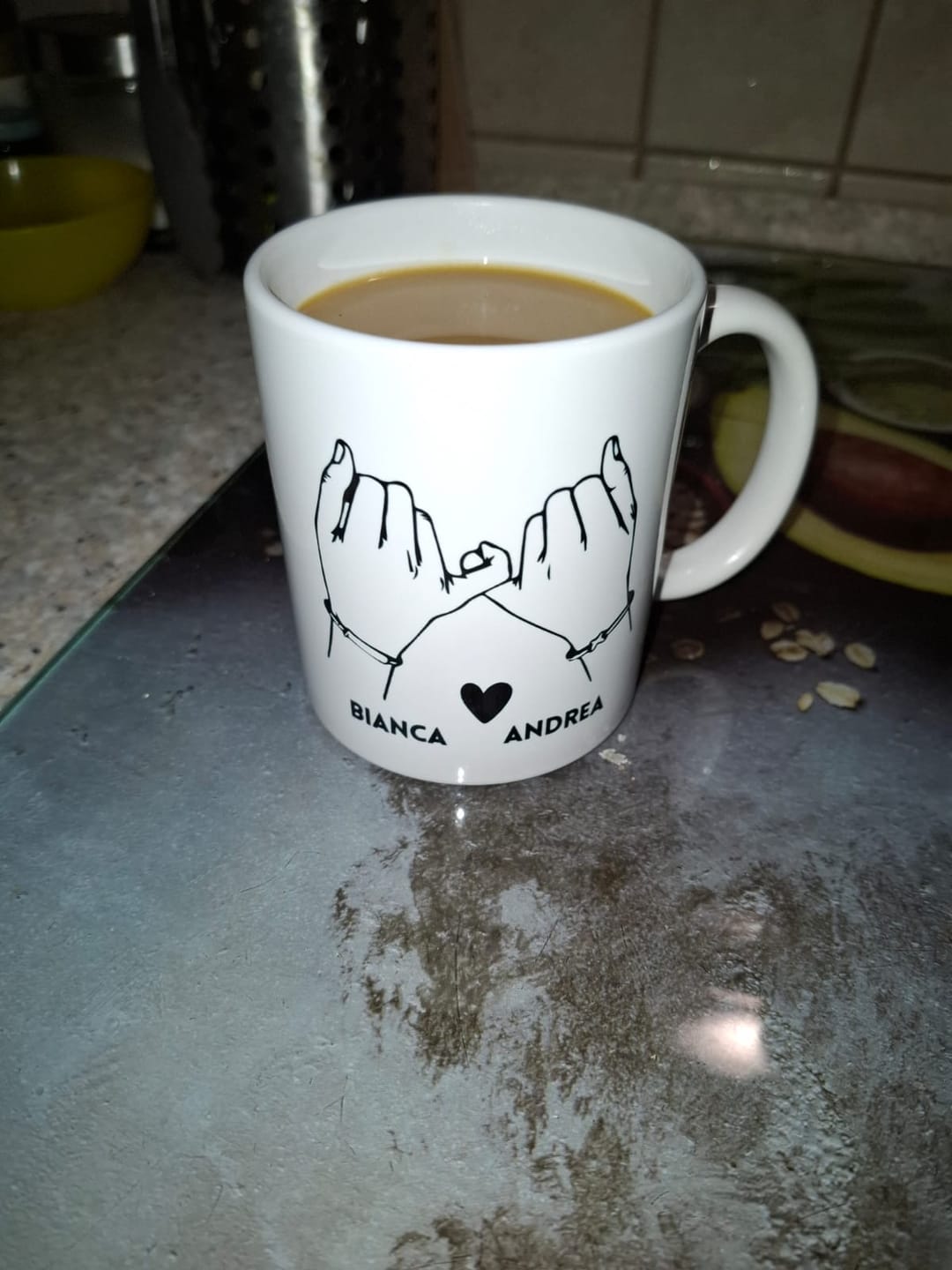 Customer photo review of Freundinnen für Immer - Personalisierte Tasse