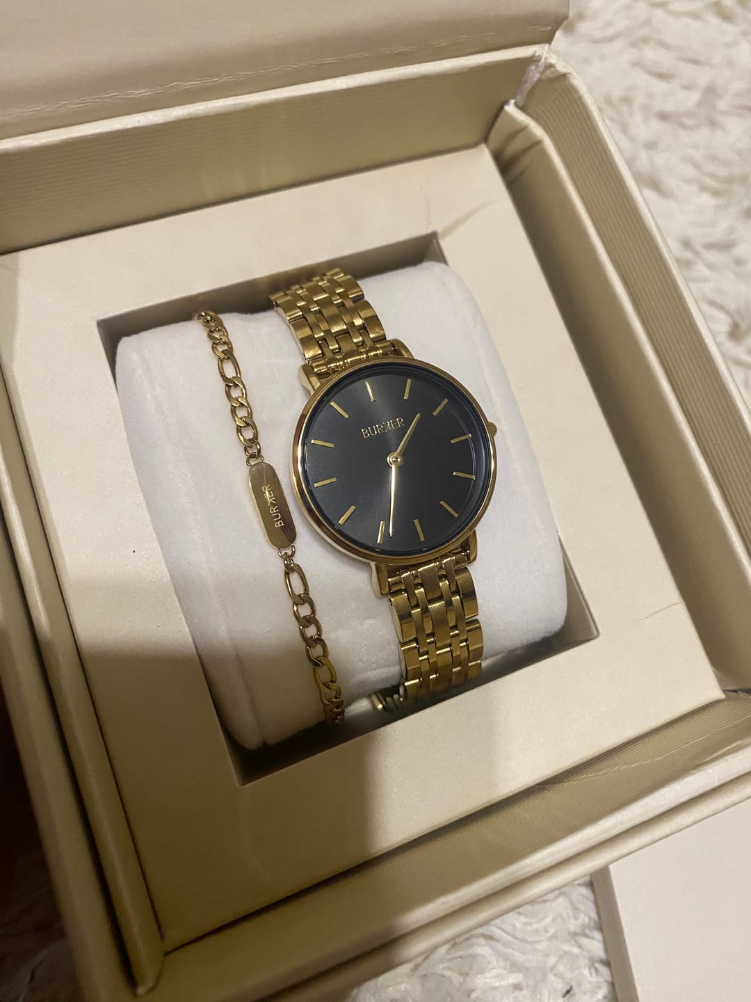 Customer photo review of Ruby Petite Gold Black