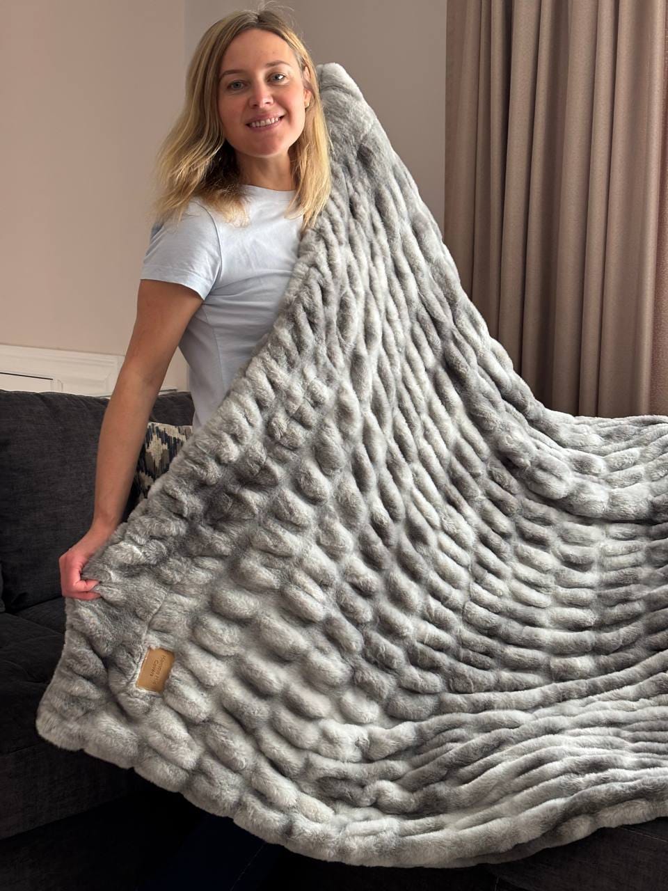 Customer photo review of HUG Blanket