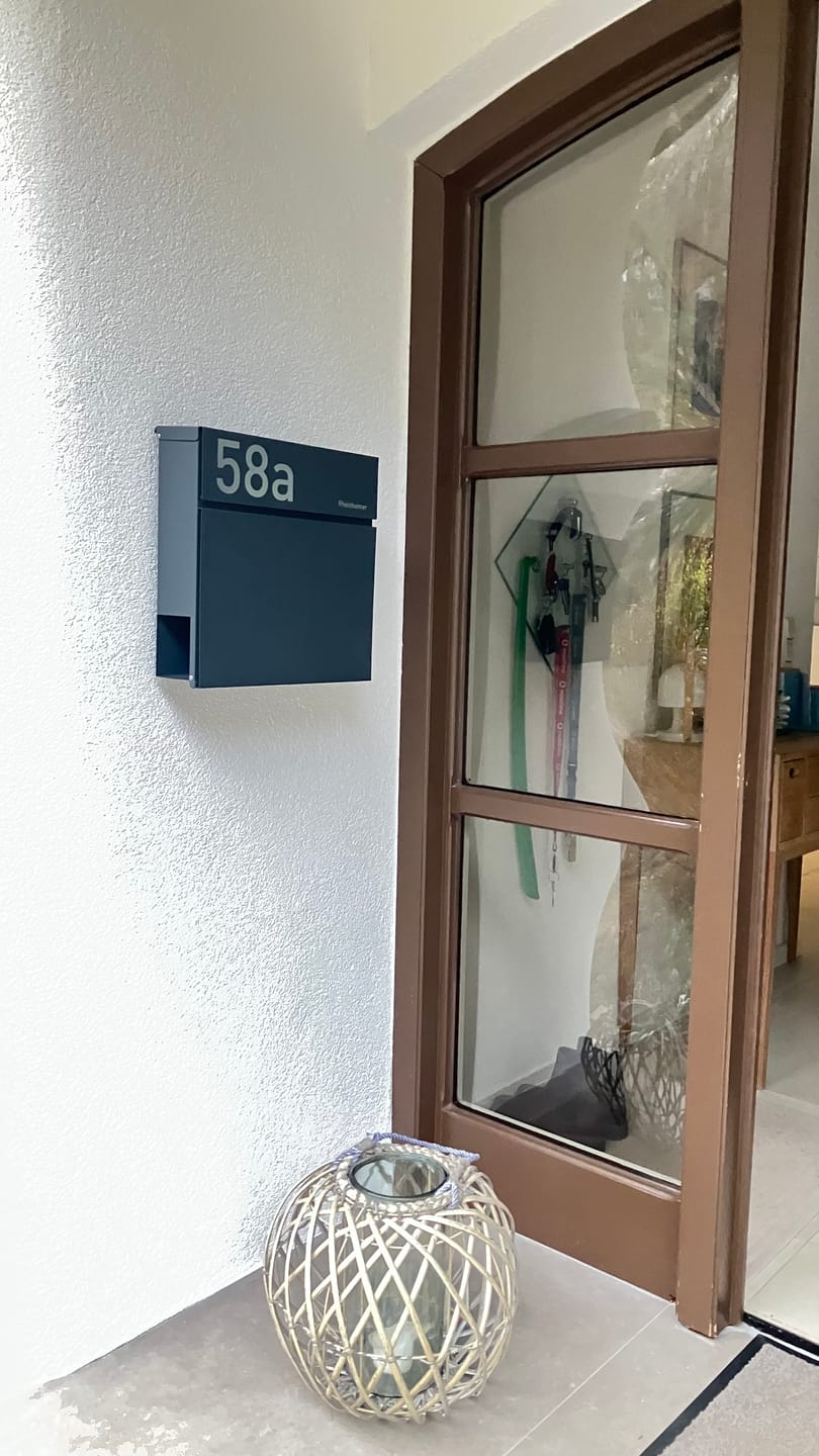 Customer photo review of Briefkasten Letterman 6 inkl. LED-Licht und GRATIS Gravur