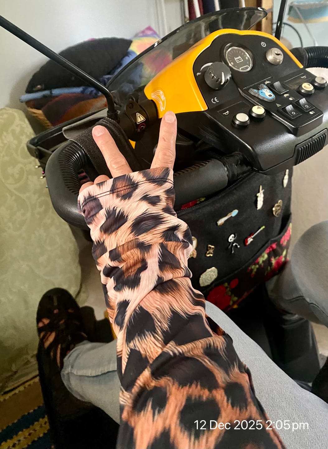 Customer photo review of Gardening Protection Sleeves - Leopard