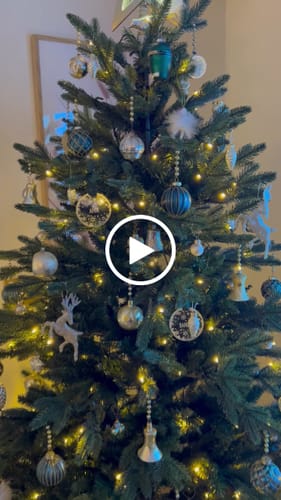 Customer video review of Weihnachtsdeko mit Schneeflocken