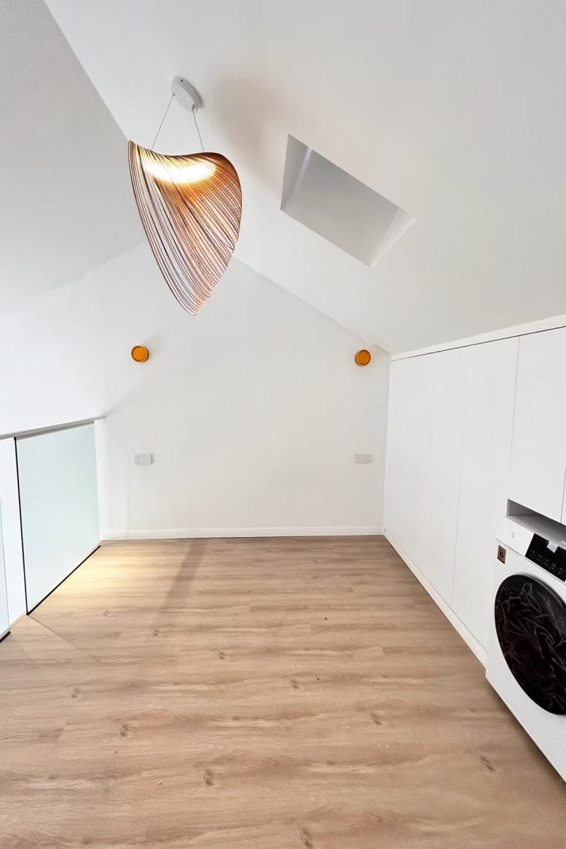 Customer photo review of Home Decor Wood Art LED Chandelier, Dimmable