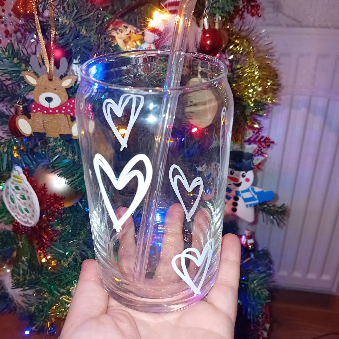 Customer photo review of Sklenička - Hearts