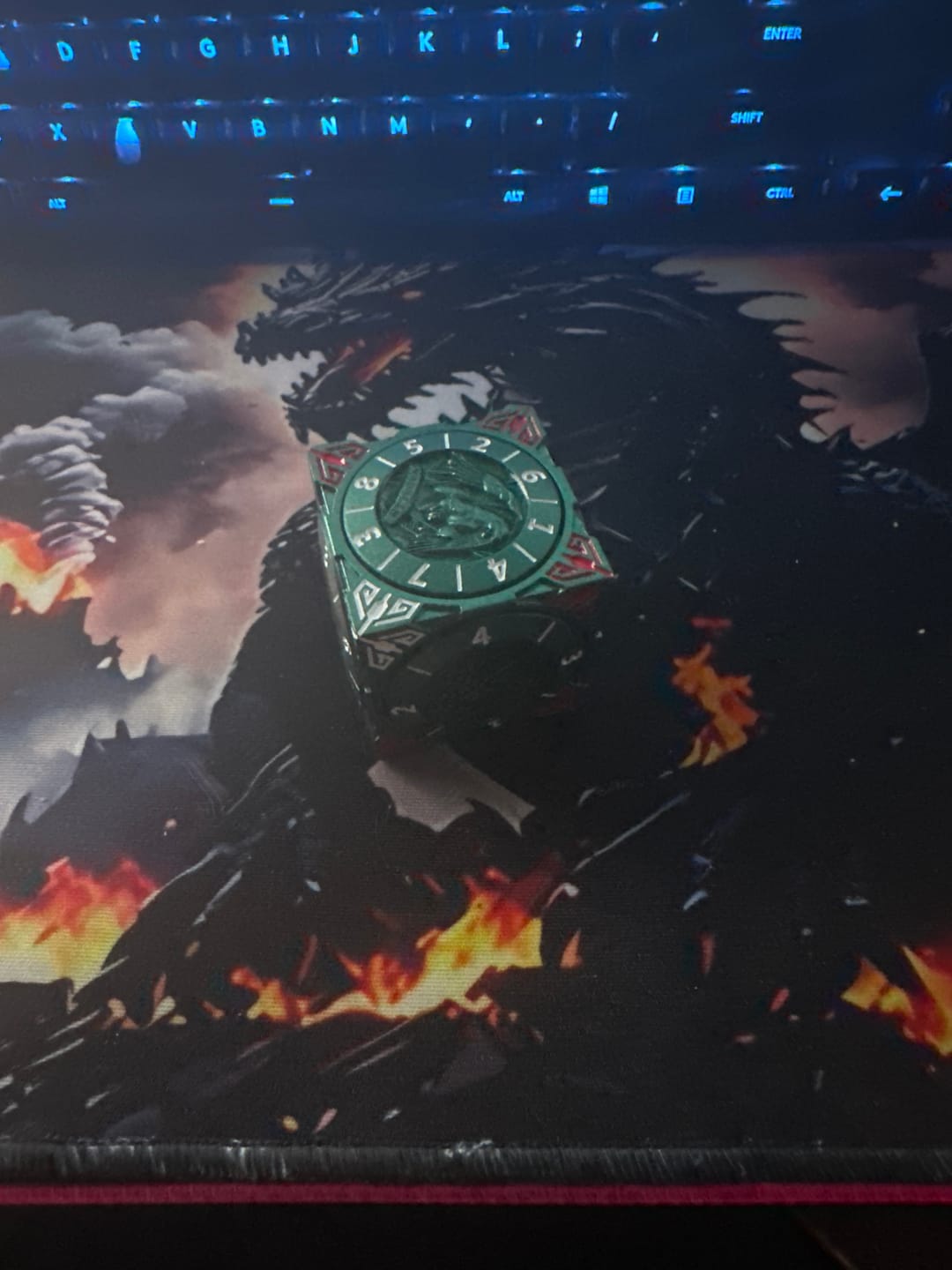 Customer photo review of Masters Dice Relic #000 – Class Legacy Spinner | 7 -in-1 Dual-Spinner Metal Dice