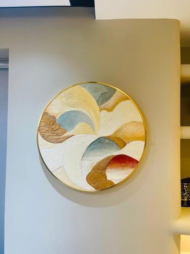 Customer review photo for Round Wall Art #RWA021