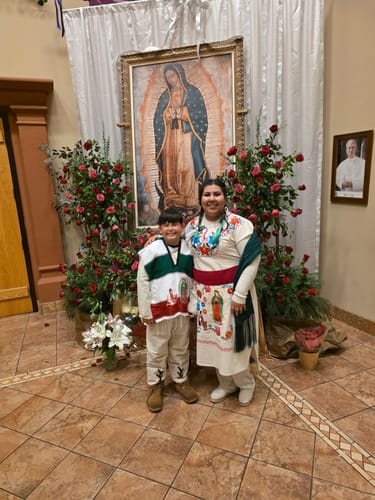 Customer photo review of Kimono Virgen Midi Dress