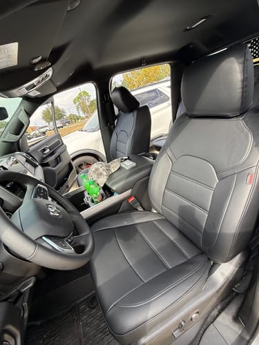 Customer photo review of Premium Custom-Fit Seat Covers