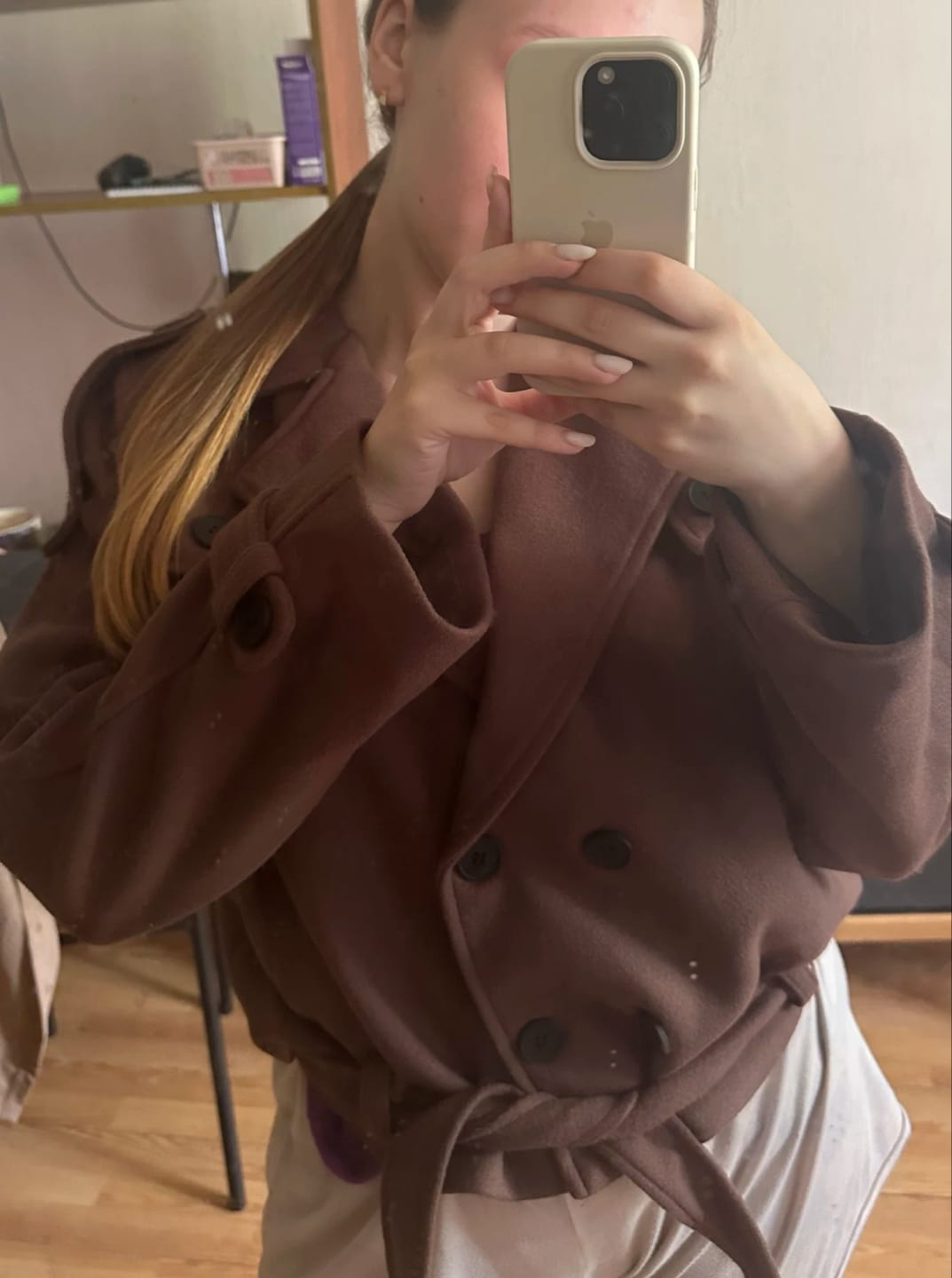 Customer photo review of Daphne Short Autumn Winter Coat