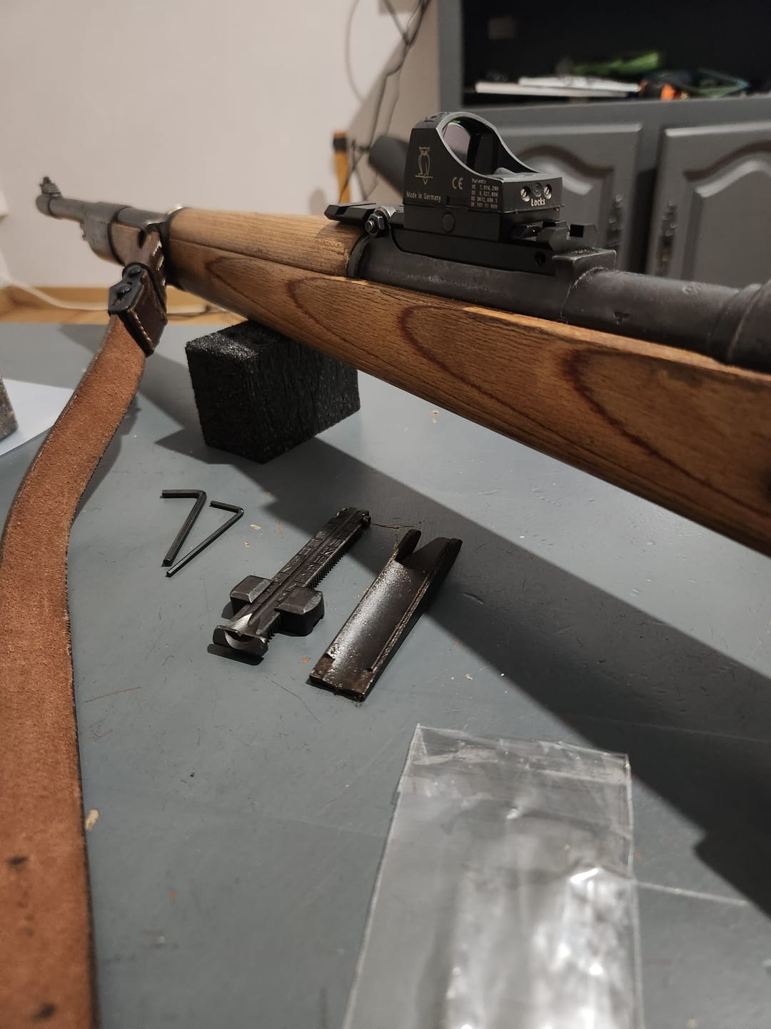 Customer photo review of Mauser K98K Ultra low-profile NDT Scout Mount for Long Eye Relief Scopes Gen 3