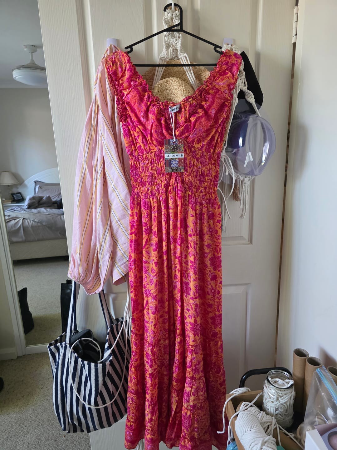 Customer photo review of Dulcie Dress ~ Tangerine