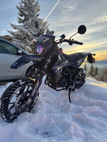 Customer photo review of Kit Déco SUPERMOTARD / ENDURO / MOTOCROSS 100% personnalisé
