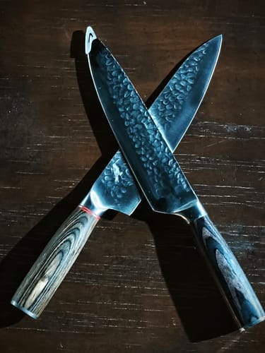 Customer photo review of Cuchillo Parrillero de Acero Inoxidable 33cm "Huemul"