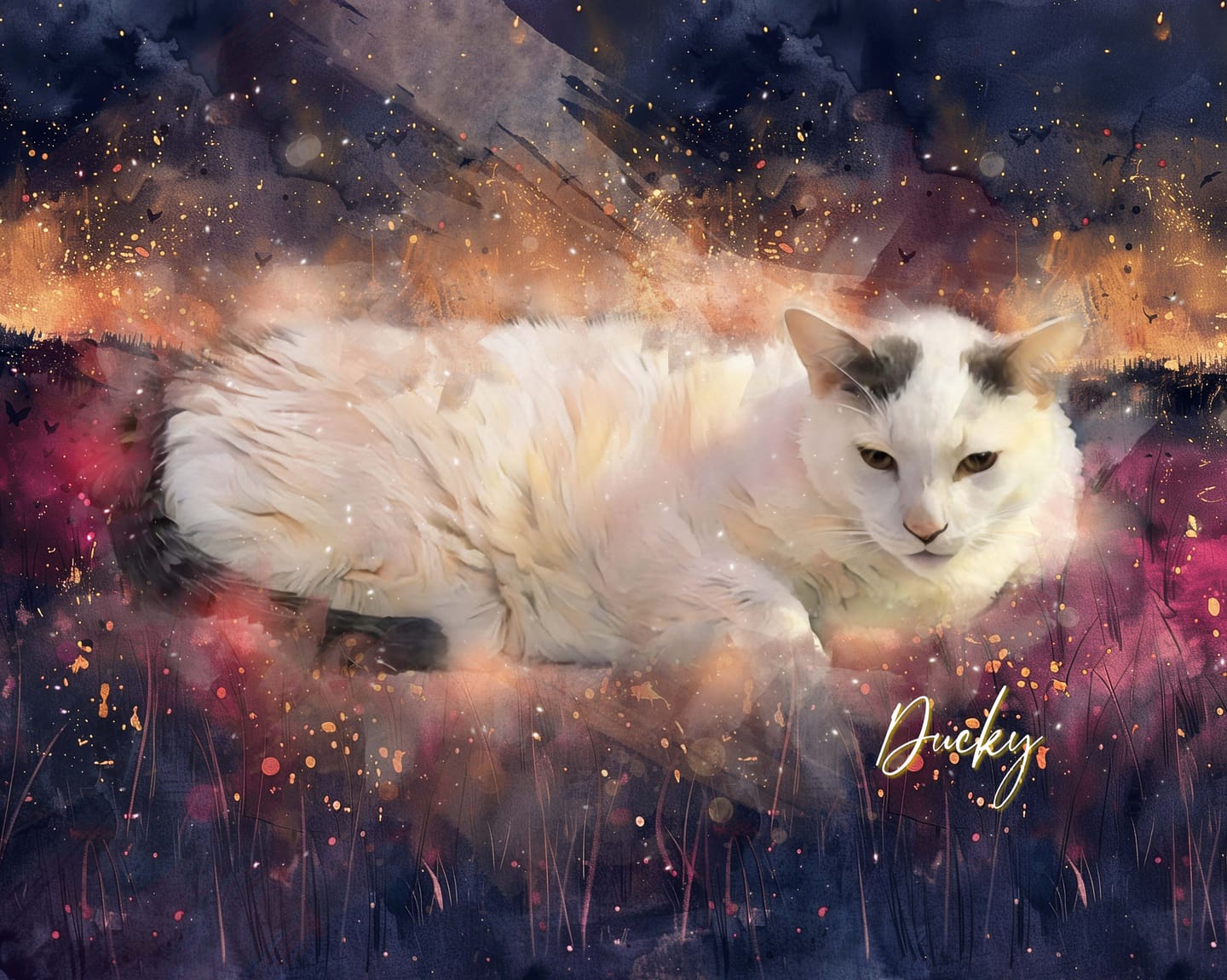 Customer photo review of Pet Art Canvas Print