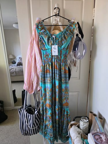 Customer photo review of Dulcie Dress ~ Peacock