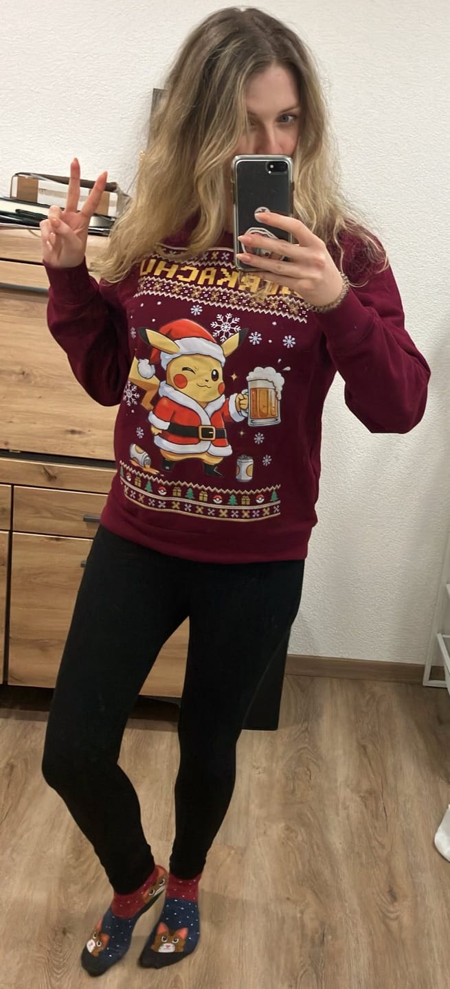 Customer photo review of Bierkachu- Christmas Sweater