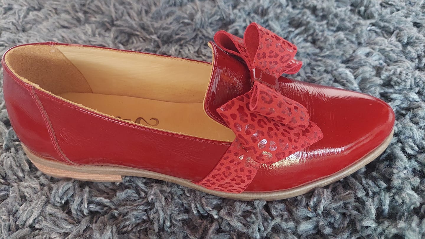 Customer photo review of Mocasín Rosita Amatista