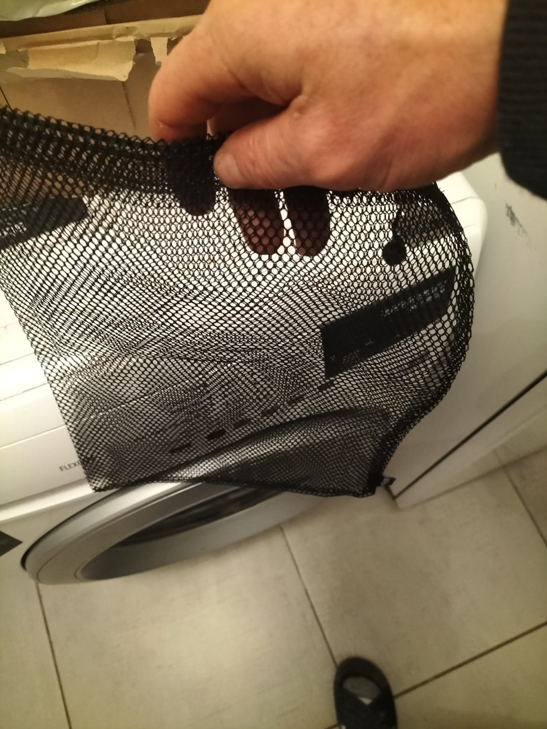 Customer photo review of Pochette de lavage pour Compressions