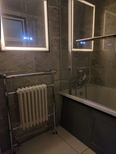 Customer photo review of Aquadart Bayswater Cranked Bath Shower Mixer - Chrome