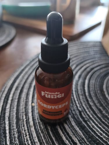 Customer photo review of Extracto Cordyceps - Gotas Ultra Concentrado