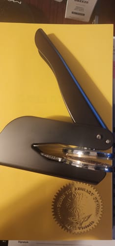 Customer photo review of 50 Golden Seal Sticker