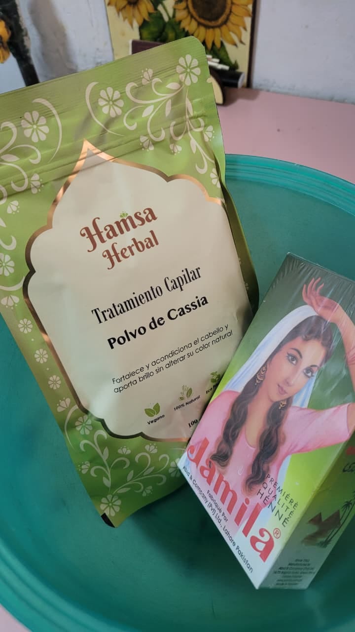 Customer photo review of Tratamiento Capilar Polvo de Cassia (Henna Neutra)
