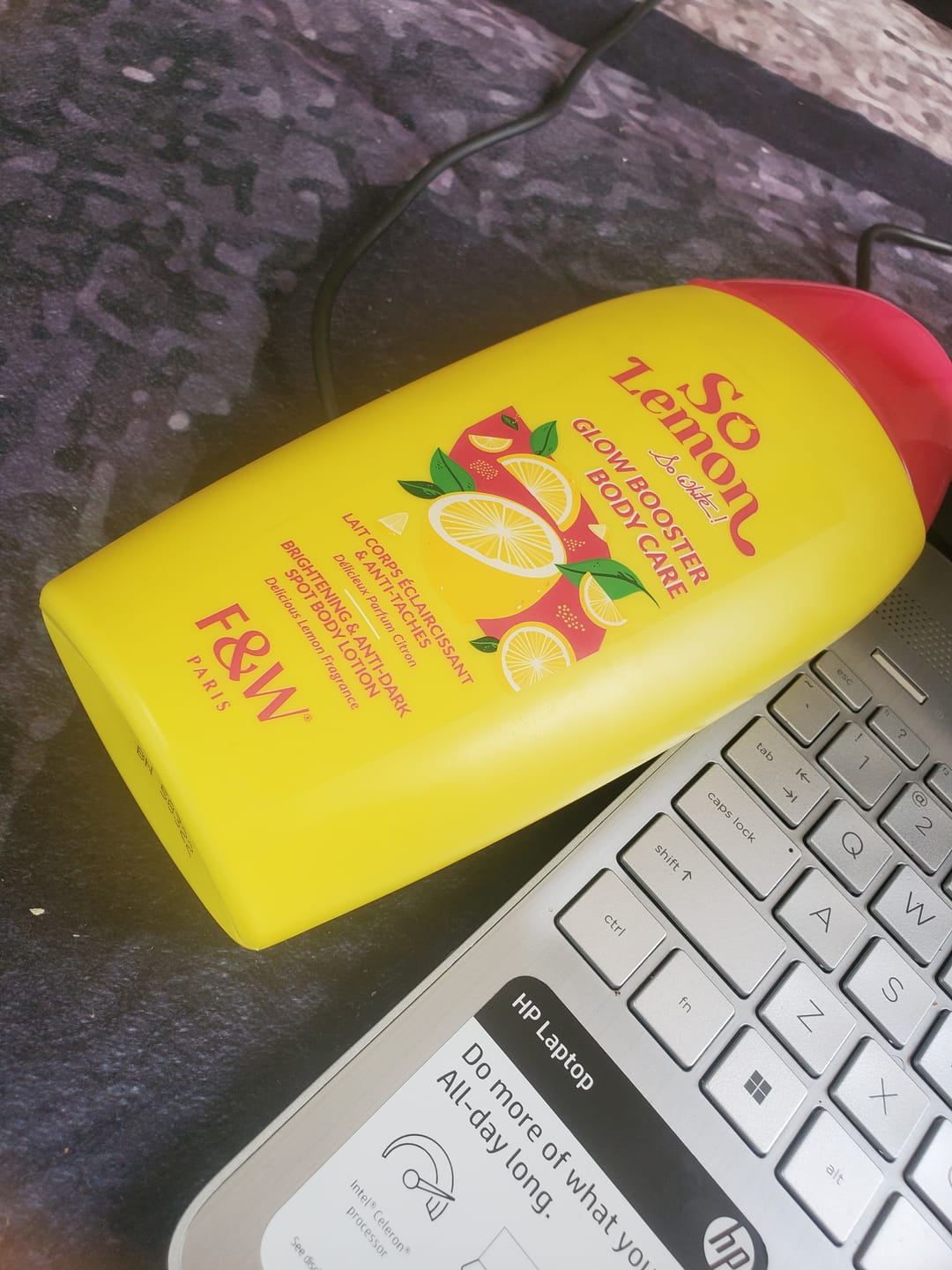 Customer photo review of FW So Lemon Glow Booster Body Care Lotion 500ml