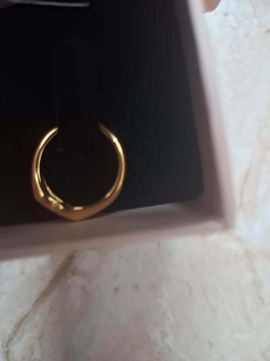 Customer photo review of Sleek Heart Ring