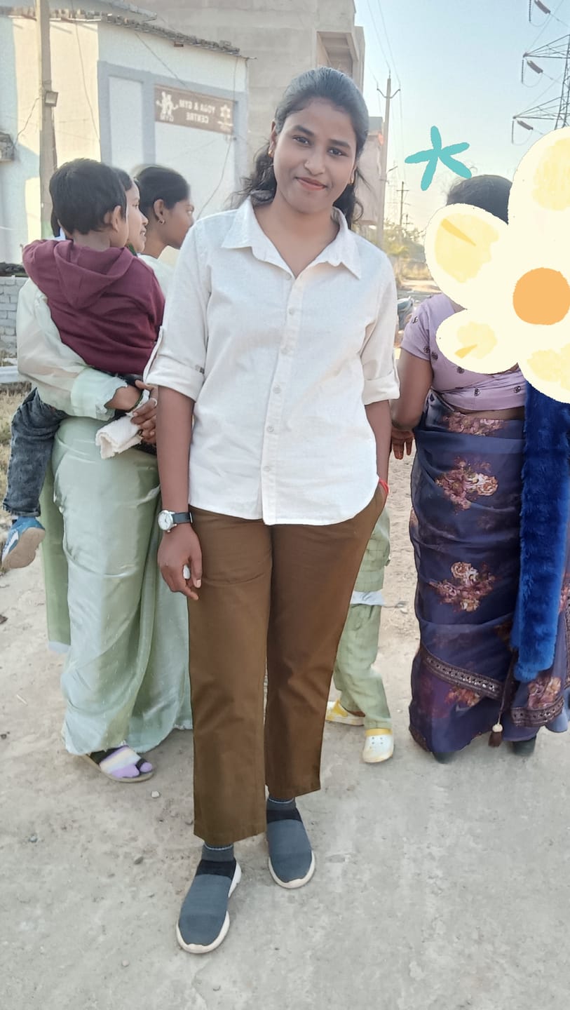 Customer photo review of Women Olive Green Airy Linen Straight Pants