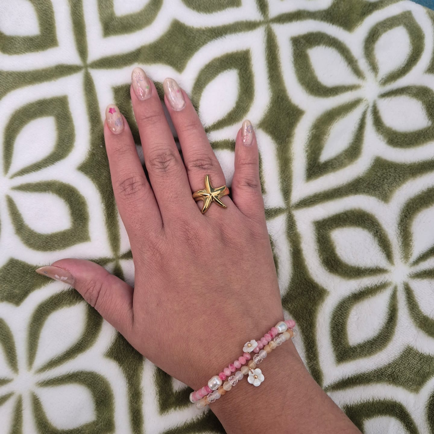 Customer photo review of Anillo Estrella de Mar